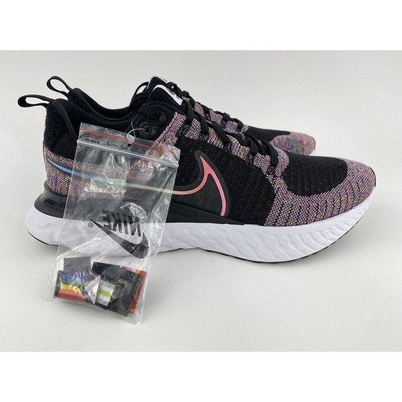 Nike React Infinity Run Flyknit 2 Be True Pride Men's Sneakers Shoes - Picture 7 of 12